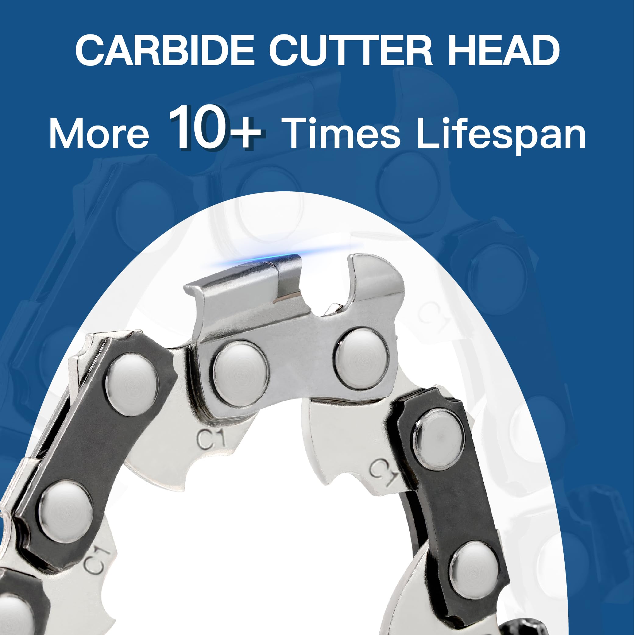 Amazon.com: ZENTOP Carbide Chainsaw Chain 24 Inch, 050